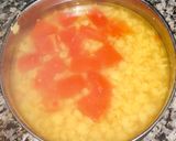A picture of step 2 of Gujarati Dal.