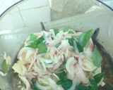 A picture of step 3 of Kam Heong Chicken (Malaysian Style).