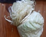 A picture of step 1 of Cabbage Stir Fry / Stir Fried Cabbage (Patta Gobhi).