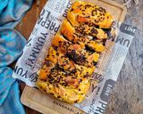 Foto langkah ke 3 dari resep Strudel Pisang Coklat Almond.