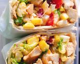 Foto langkah ke 8 dari resep Salad Wrap.