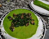 Foto del paso 7 de la receta: Tortitas de espinacas, champiñones y queso de cabra 🐐