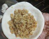 A picture of step 4 of Rajasthani Mawa kachori.