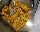 A picture of step 2 of Veg cheese toast sandwich.