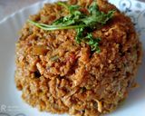 A picture of step 7 of Vegetarian soya keema.