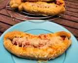 Virslis papucs / csónak (teljes kiőrlésű) recept fázis 6 fotója