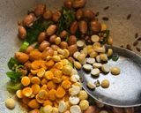 A picture of step 2 of Karnataka Special Rice Chitrana.