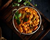 A picture of step 8 of Mix Veg Kadai.