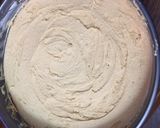 A picture of step 5 of No bake Peanut Butter cheese cake.