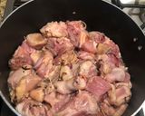 A picture of step 1 of Chicken with Lychee.