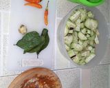 Foto langkah ke 3 dari resep Lodeh Terong Kacang Panjang.