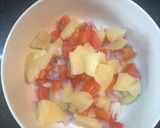 A picture of step 1 of Chatpata Kurkure Bhel Chaat.