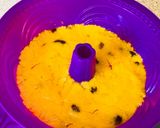 A picture of step 4 of Rava Kesari (semolina and saffron pudding)# South Indian recipe contest.