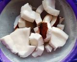 A picture of step 1 of Coconut Milk.