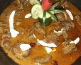 A picture of step 5 of Mutton Makhni.
