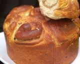 A picture of step 8 of Spiral chocolate bread.