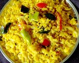 A picture of step 4 of Indori Poha.
