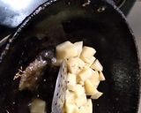 A picture of step 2 of Papad ki Sabzi.