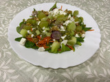 Ensalada de melón con queso feta