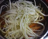 Foto del paso 6 de la receta: Fideos de vegetales con estofado de filetes al vino y romero