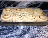 A picture of step 4 of Cinnamon rolls.