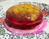A picture of step 15 of Colorful Fruit Panna Cotta.