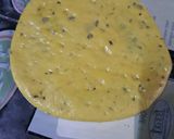 A picture of step 1 of Aloo pori.