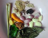 Foto langkah ke 2 dari resep Sayur Kulit Sapi Buncis Bumbu Kuning.