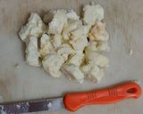A picture of step 1 of Leftover Peda Kulfi.