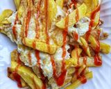 A picture of step 10 of Classic Chips Mayai.