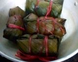 รูปขั้นตอนการทำที่ 6 ของ ข้าวต้มหัวหงอกใบเตยถั่วดำ