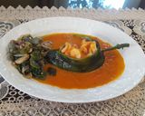 Foto del paso 8 de la receta: Chiles poblanos rellenos de camarones en una salsa de chipotle