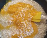 A picture of step 3 of Pumpkin Risotto with Prosecco and Crispy Skin Chips.