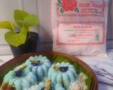 Foto langkah ke 7 dari resep Kue Putu Bunga Telang (dengan Cetakan).