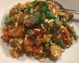 A picture of step 5 of One Pot Sausage Rice.