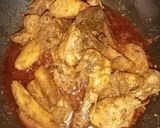 A picture of step 8 of Chicken Badami Qurma 😋🍗.