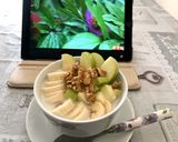 Hình bước làm 1 của món Yến mạch mix hạt và trái cây