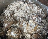 A picture of step 9 of Beef pilau with tinge of coconut.