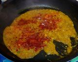 A picture of step 5 of Matki Tadka.