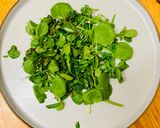 A picture of step 3 of Warm watercress and mussel salad.
