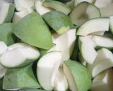 A picture of step 1 of Instant Mango Pickle.