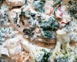 Foto del paso 3 de la receta: Filetes de pollo con queso crema light y verduras