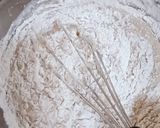 A picture of step 7 of Valentine's special Vanilla Chocolate Heart Cake / Zebra cake / Eggless cake.