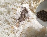 A picture of step 8 of Garlic rice.