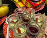 Hình bước làm 9 của món Panna Cotta Việt Quất - Trà Xanh