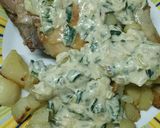 Foto del paso 1 de la receta: Pollo al verdeo con papas