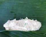 A picture of step 1 of Otak-Otak Ayam Udang (Griled Chicken Shirmp in Banana Leaves).