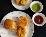 A picture of step 10 of Maharashtra famous vadapav.