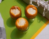 A picture of step 8 of Stuffed mango malai kulfi.