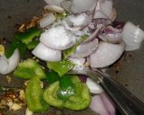 A picture of step 4 of Paneer Chilli.